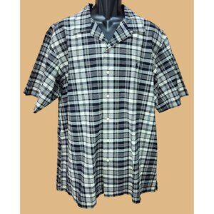 Polo Ralph Lauren Mens Classic Camp Shirt XXL Black Plaid